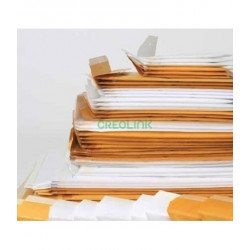 Soft envelopes 240x340mm, white, 100 pcs
